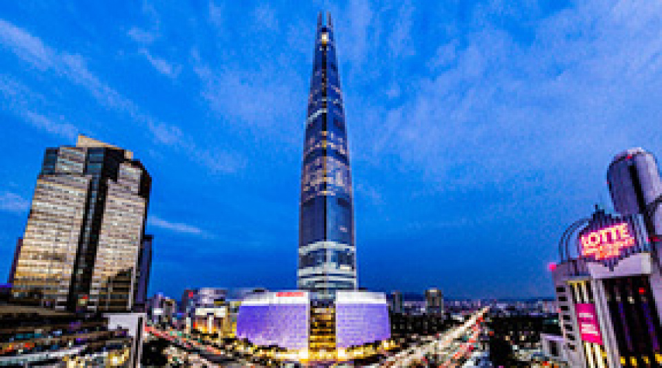 世界第5位の123階建て！新たなランドマーク「ロッテワールドタワー」誕生♪