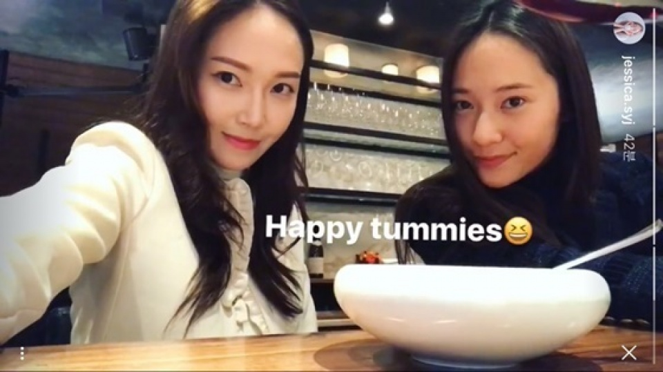 ジェシカ×クリスタル、美人姉妹ショットに反響