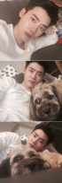 イ・ジョンソク、愛犬と自撮り写真公開