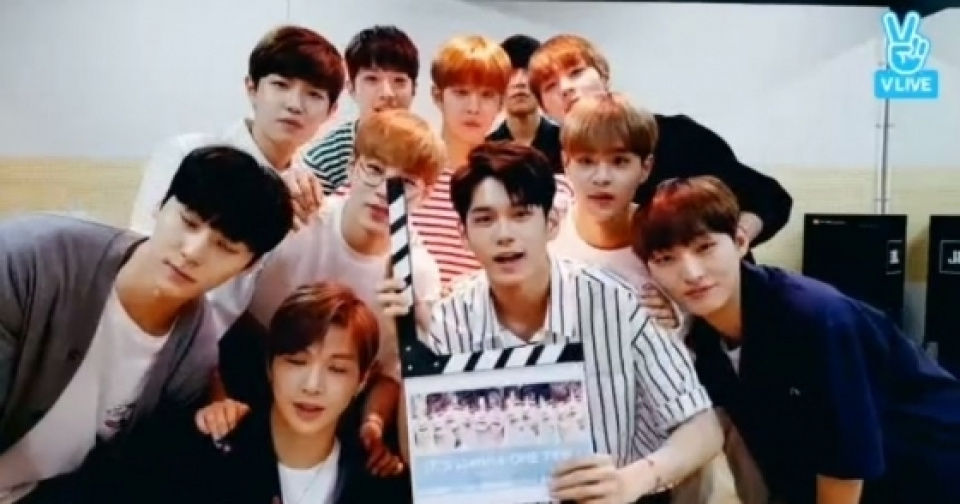 Wanna OneがV LIVEに出演…「8月7日のデビューステージに“緊張”」