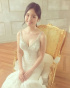 “結婚”ハン・ジウ、ウェディングドレス姿を披露