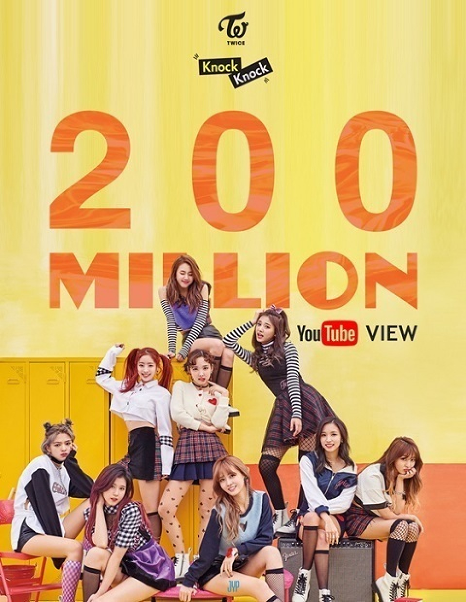 TWICE、「KNOCK KNOCK」YouTube再生回数2億回突破