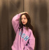 ホ・ヨンジ、ピンクのパーカー姿に「可愛い」