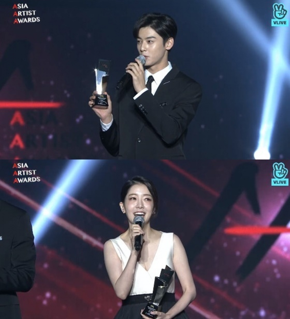 チャ・ウヌ×チョン・インソン、俳優部門ライジング賞を受賞