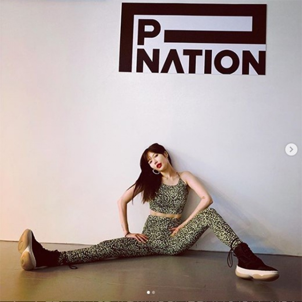 キム・ヒョナ、アニマル柄もセクシーに着こなし