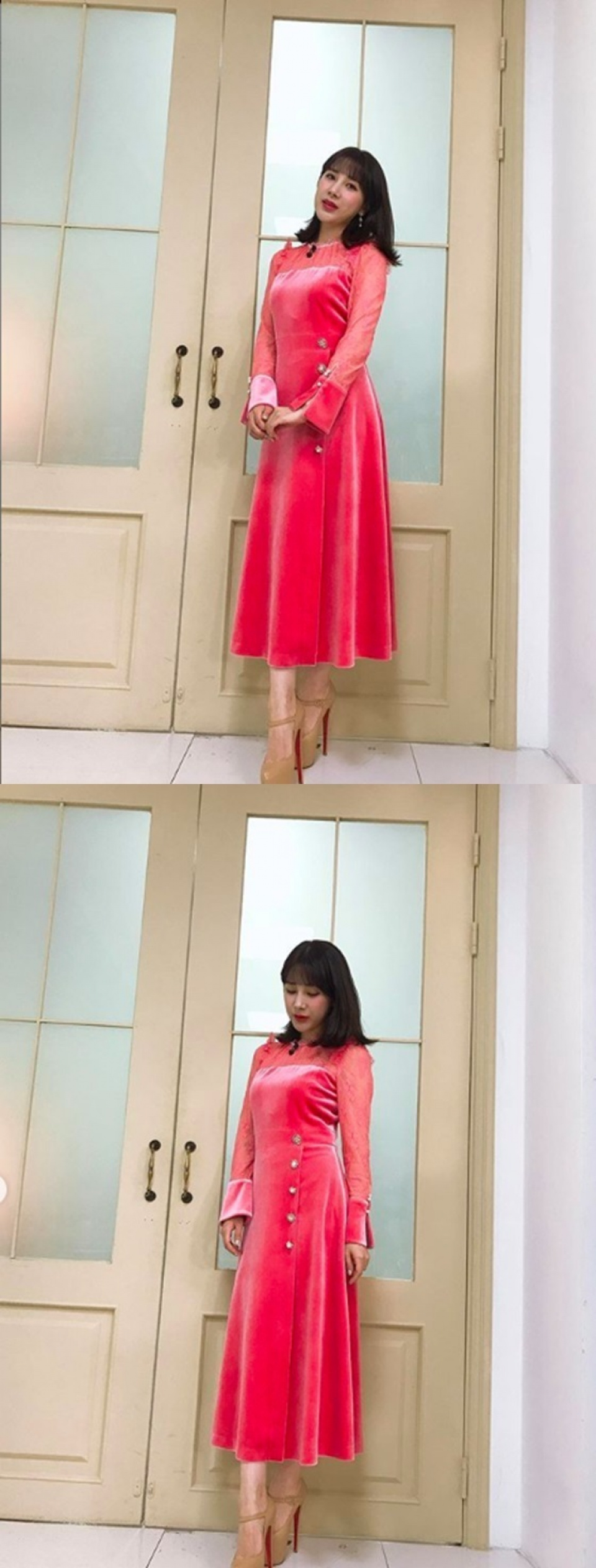 ソ・イニョン、ピンクのロングドレスで王女に変身