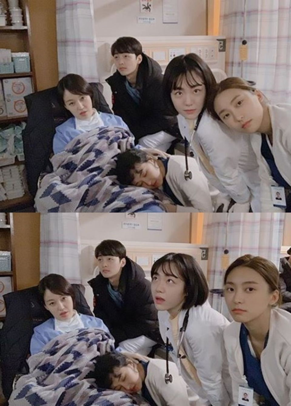 ボラ、ドラマ共演者との仲良しショットを公開