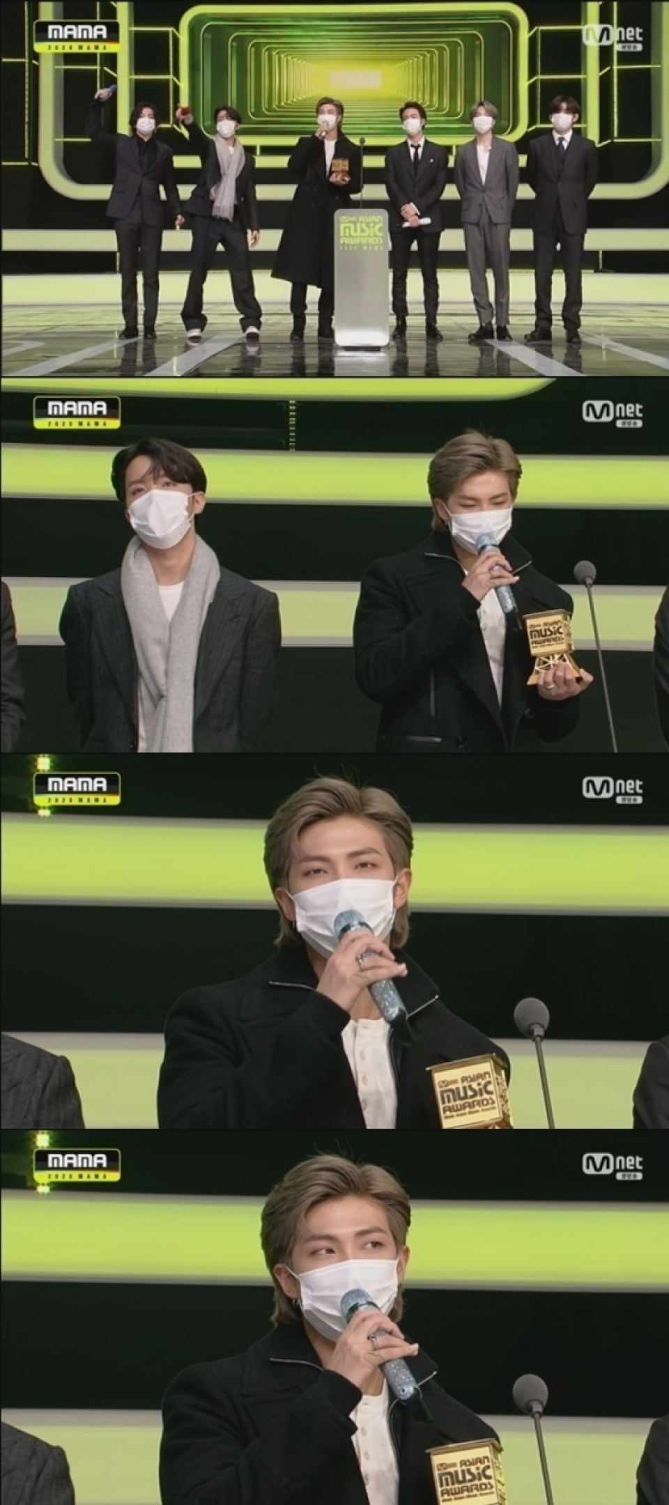 防弾少年団、2020 MAMA“今年の歌賞”受賞