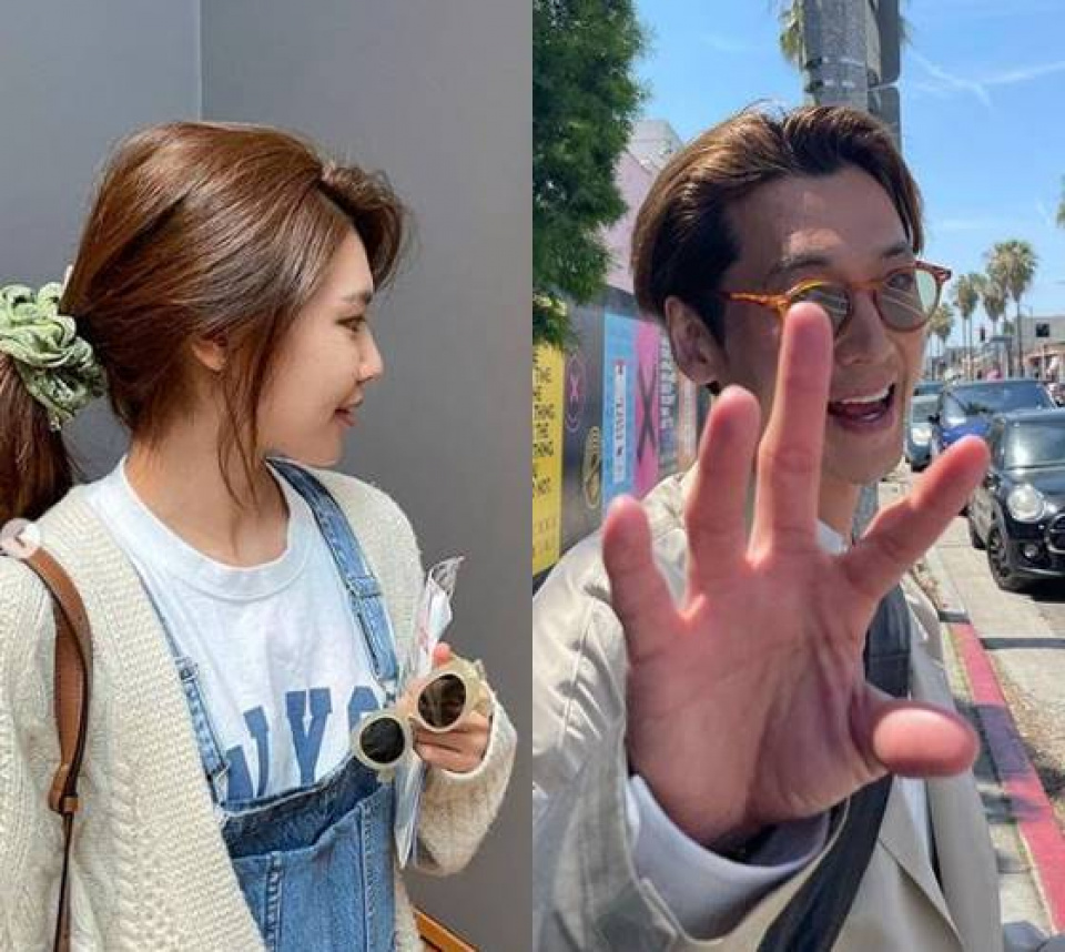 チョン・ギョンホ&スヨン、仲良くアメリカ旅行？SNSの投稿が話題