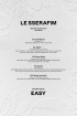 LE SSERAFIM、アルバム『EASY』のトラックリストオープン