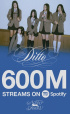 NewJeans、「Ditto」Spotify6億回突破…「OMG」に続き2回目