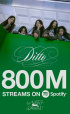 NewJeans、「Ditto」がSpotifyで8億ストリーミング突破