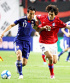 日韓サッカー国家代表競技、0-0引き分け